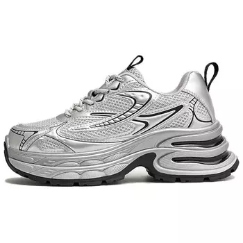 Кроссовки женские толстые низкие Tata, черный