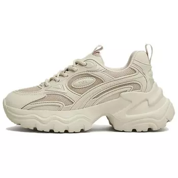 Кроссовки женские толстые низкие Tata, цвет Apricot