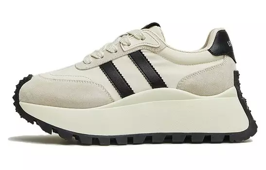 Кроссовки женские толстые низкие Tata, коричневый