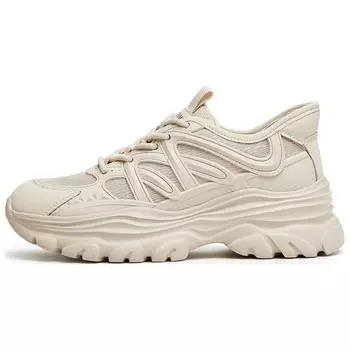 Кроссовки женские толстые низкие Teenmix, цвет Apricot