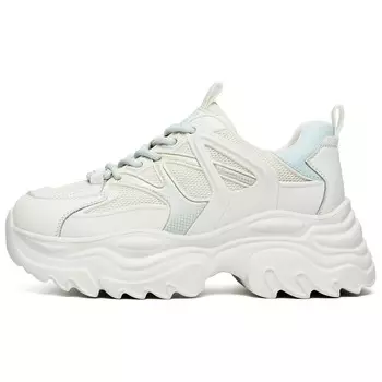 Кроссовки женские толстые низкие Teenmix, светло-голубой