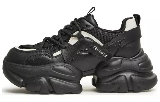 Кроссовки женские толстые низкие Teenmix, светло-серый