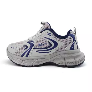 Кроссовки женские толстые низкие темно-синий Warrior 1927