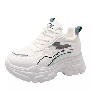 Кроссовки женские толстые низкие Vancamel, белый