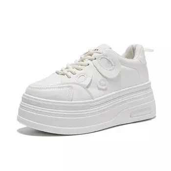 Кроссовки женские толстые низкие Victoria&Vera, белый