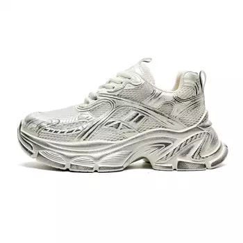 Кроссовки женские толстые низкие Violentbear, цвет Berry Red