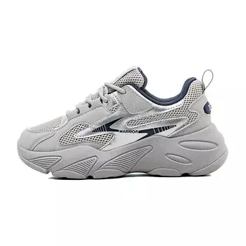 Кроссовки женские толстые низкие Warrior, бежевый