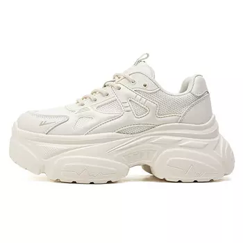 Кроссовки женские толстые низкие Warrior, черный