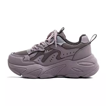 Кроссовки женские толстые низкие Warrior, цвет Deep purple gray
