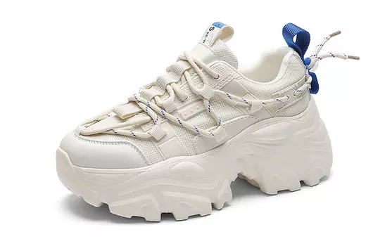 Кроссовки женские толстые низкие Woos Bobo, черный