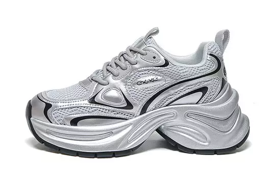 Кроссовки женские толстые низкие Woos Bobo, цвет Apricot