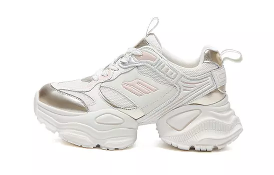 Кроссовки женские толстые низкие Woos Bobo, золотой