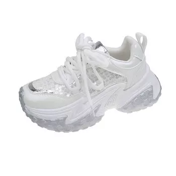 Кроссовки женские толстые низкие Zi Xiao, фиолетовый