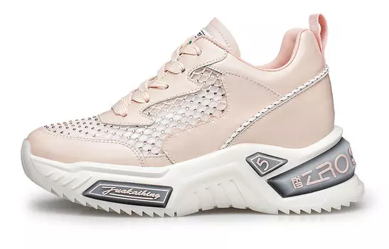 Кроссовки женские толстые низкие Zro, черный