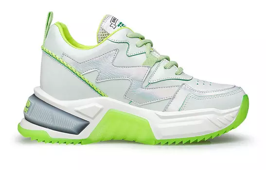 Кроссовки женские толстые низкие Zro, цвет Light Green