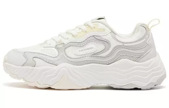 Кроссовки женские толстые с низким верхом, белый Qiaodan