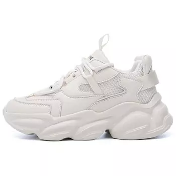 Кроссовки женские толстые с низким верхом None Daphne, бежевый