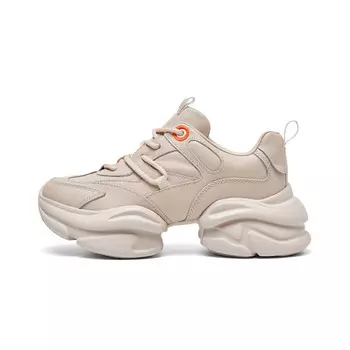 Кроссовки женские толстые с низким верхом Rice Cherykally, хаки