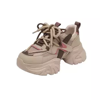 Кроссовки женские толстые средней высоты Abcfjg, черный