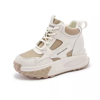 Кроссовки женские толстые средней высоты Nrdrofficial, белый