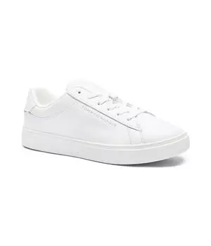 Кроссовки женские Tommy Hilfiger кожаные однотонные, белый