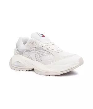 Кроссовки женские Tommy Jeans для бега в стиле ретро, экрю