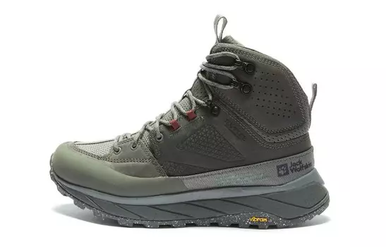 Кроссовки женские треккинговые Hiking / Trekking Shoes Women's High-Top Jack Wolfskin, темно-серый
