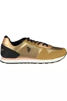 Кроссовки женские U.S. Polo Assn., золотой