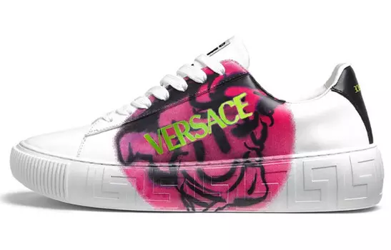 Кроссовки женские Versace Greca Medusa Tag, белый