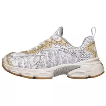 Кроссовки женские Vibe Lifestyle С Низким Верхом Серебристого Цвета Dior