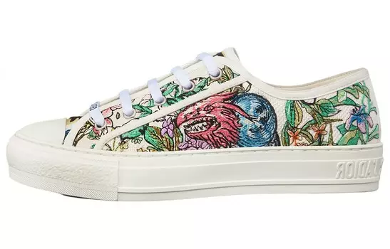 Кроссовки женские Walk'n'Dior Canvas, белый