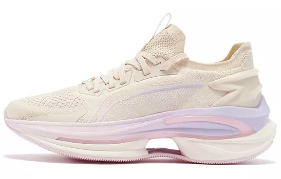 Кроссовки женские WuShi 5S 1.0 с низким верхом, белые/пудровые Lining