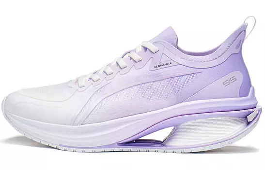 Кроссовки женские WuShi 5S 3.0 с низким верхом, фиолетовые/белые Lining