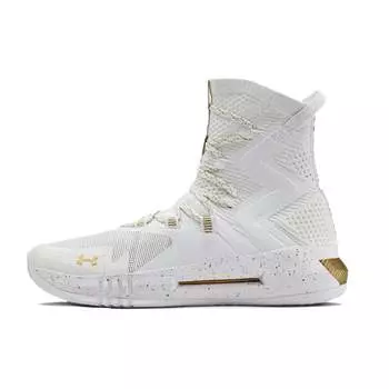 Кроссовки женские высокие белые Under Armour