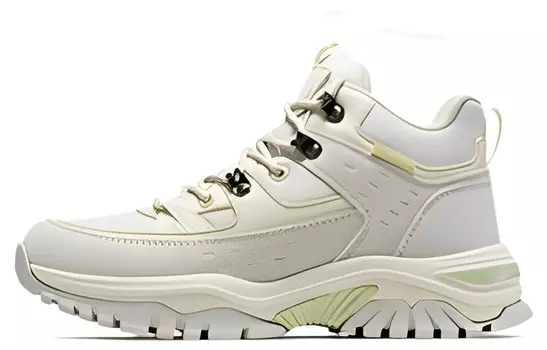 Кроссовки женские высокие бежевые Camel