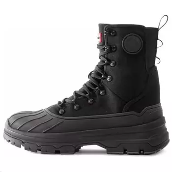 Кроссовки женские высокие черные Hunter