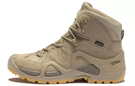 Кроссовки женские высокие песочные Lowa