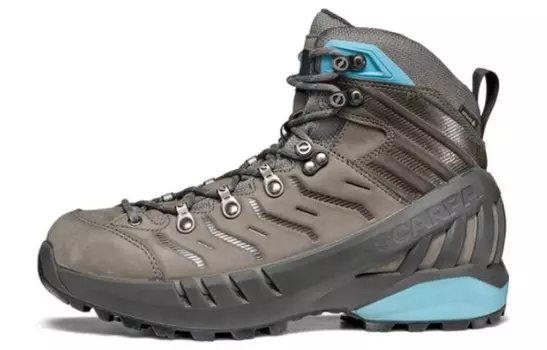 Кроссовки женские высокие Seagull серые/арктическо-синие Scarpa