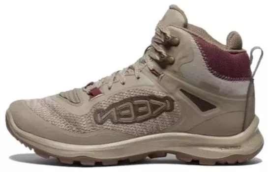 Кроссовки женские высокие серо-коричневые Keen