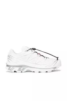 Кроссовки женские Xt-6 Gtx Salomon, цвет White & Silver