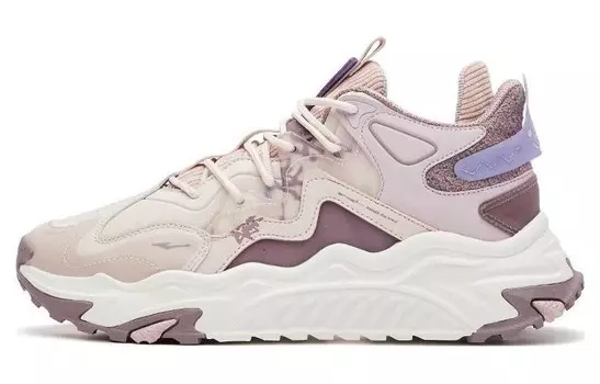 Кроссовки женские Xun Lifestyle Shoes Women's Low-Top Pink Purple Erke