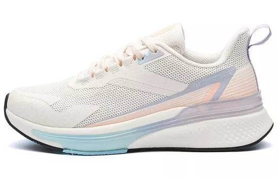 Кроссовки женские Yu Yi с низким верхом, белый/фиолетовый 361°