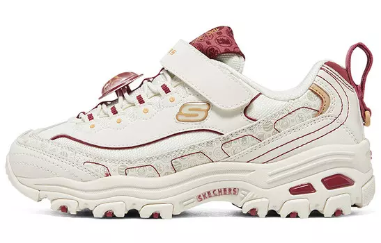 Кроссовки женские женские с низким верхом Skechers, белый/красный