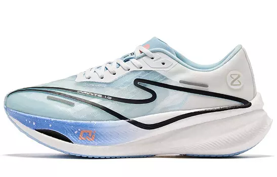 Кроссовки женские Zhijing 1.0 с низким верхом, белые/оранжевые Erke