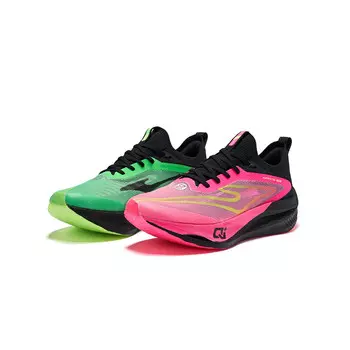 Кроссовки Zhi Jing 2.5 мужские с низким верхом темно-флуоресцентного лаймово-зеленого цвета Erke