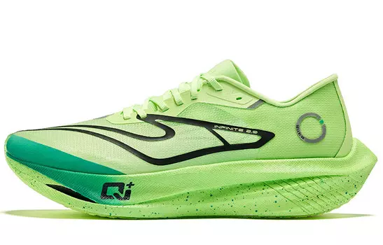 Кроссовки Zhijing 2.0 мужские с низким верхом флуоресцентные энергетические зеленые и черные Erke