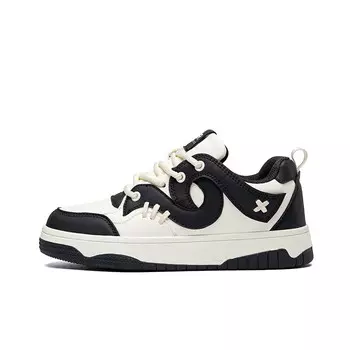 Кроссовки ZHR Skateboarding Shoes Unisex Low-top, бежевый/черный