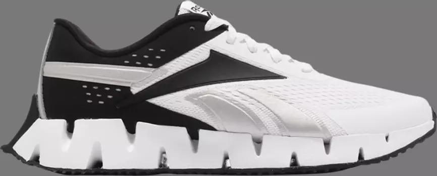 Кроссовки zig dynamica 2.0 'white black metallic' Reebok, белый