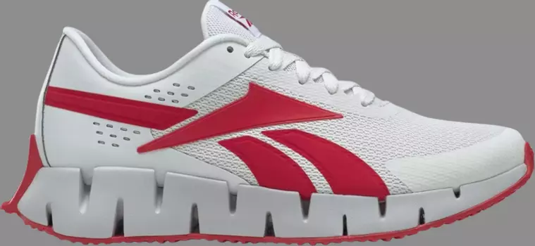 Кроссовки zig dynamica 2 'pure grey vector red' Reebok, серый