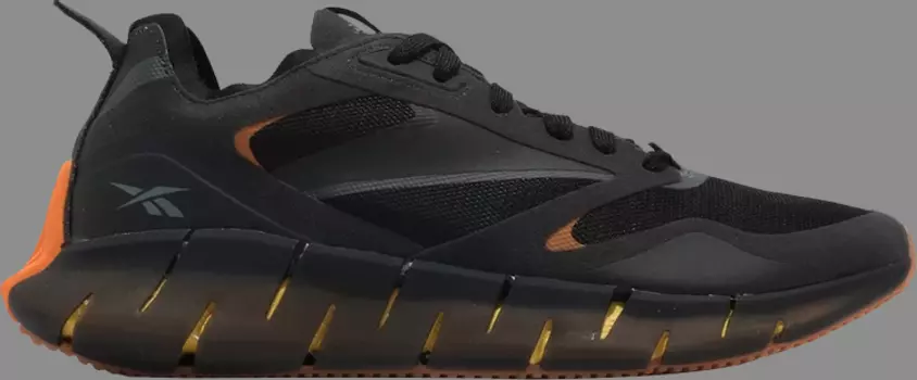 Кроссовки zig kinetica horizon 'black utility yellow' Reebok, черный